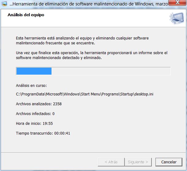Herramienta de eliminación de software malintencionado de Microsoft® Windows® (KB890830) x64